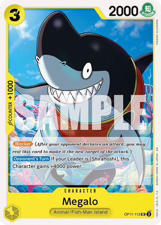 OPTCG A Fist of Divine Speed OP11-112 Megalo