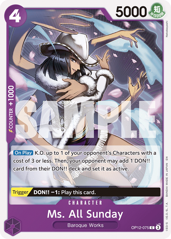 Ms. All Sunday (OP12-075)