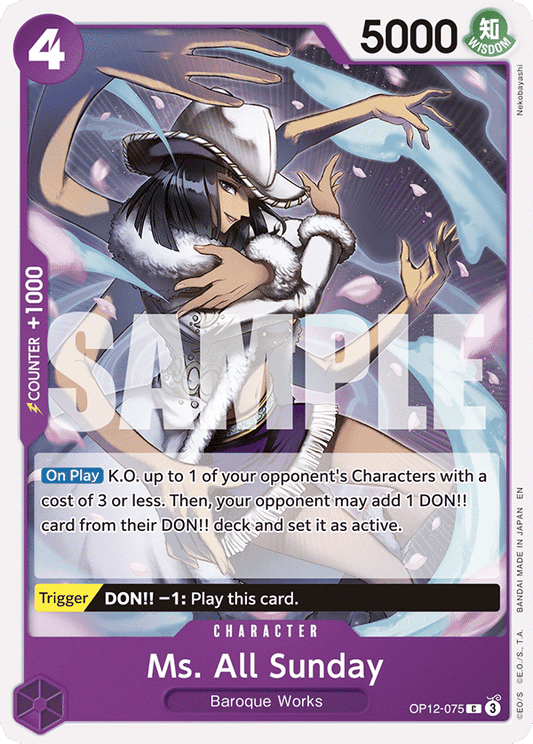 Ms. All Sunday (OP12-075)