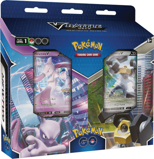 Pokemon Mewtwo vs Melmetal Pokemon GO V Battle Deck