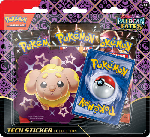 Pokemon SV Paldean Fates Tech Sticker Collection - Fidough