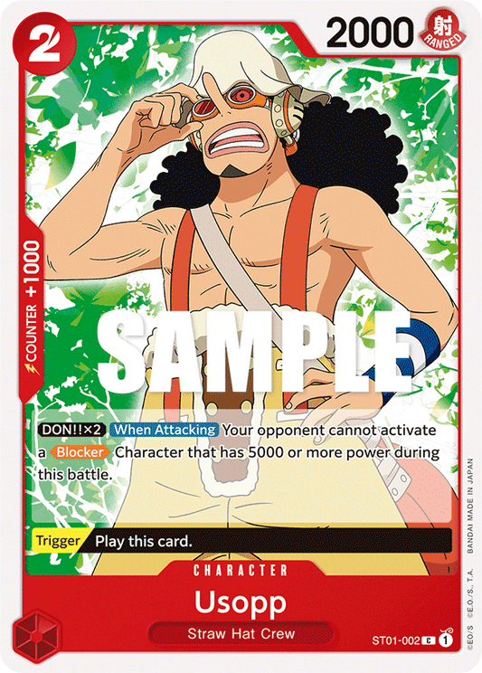 OPTCG Starter Deck Straw Hat Crew ST01-002 Usopp