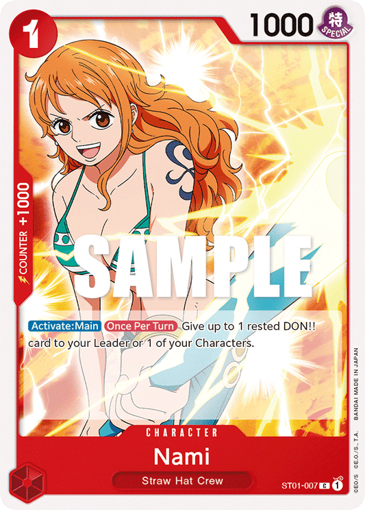 OPTCG Starter Deck Straw Hat Crew ST01-007 Nami