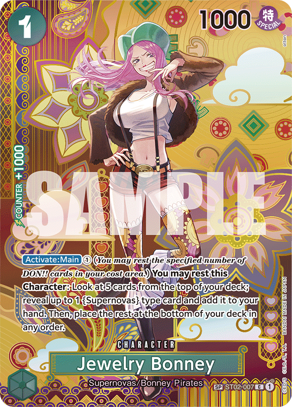 OPTCG Two Legends ST02-007 Jewelry Bonney Special Rare