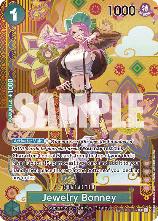 OPTCG Two Legends ST02-007 Jewelry Bonney Special Rare