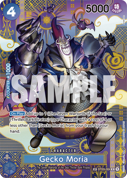 OPTCG Two Legends ST03-004 Gecko Moria Special Rare