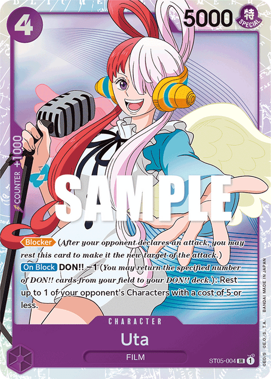 OPTCG Starter Deck ONE PIECE FILM edition ST05-004 Uta (SR)