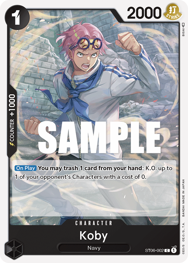 OPTCG Starter Deck Absolute Justice ST06-002 Koby