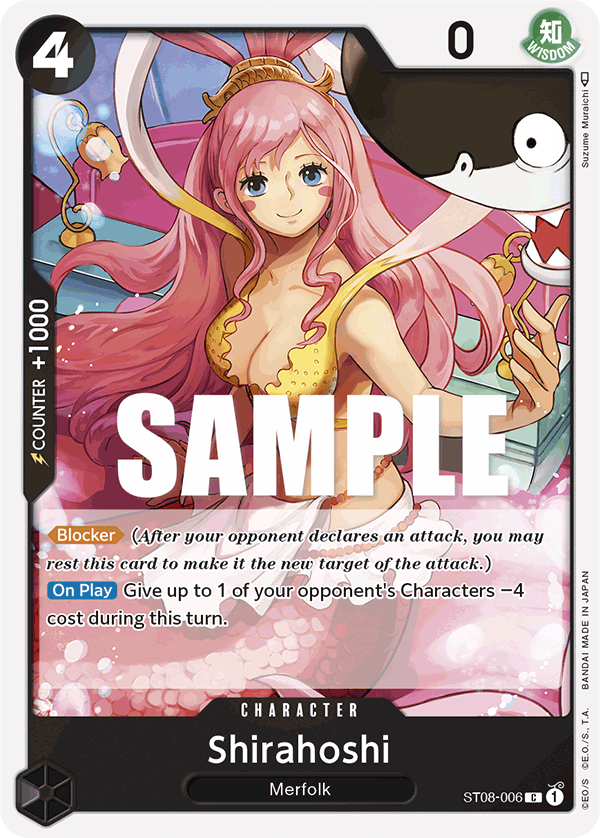 OPTCG Starter Deck Monkey D. Luffy ST08-006 Shirahoshi