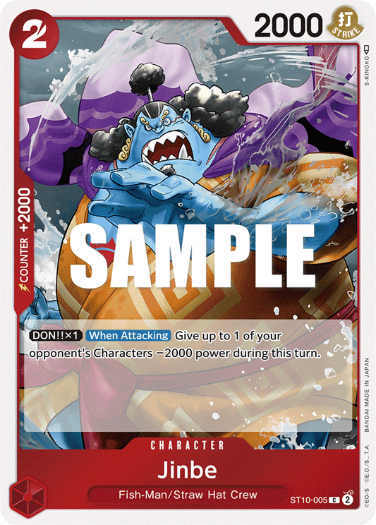 OPTCG Ultra Deck The Three Captains ST10-005 Jinbe