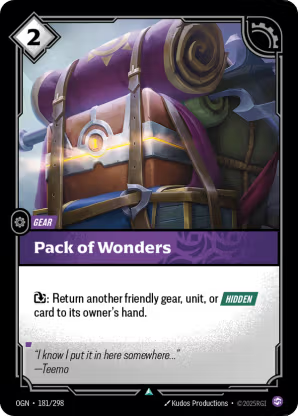 Riftbound Origins 181/298 Pack of Wonders