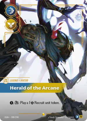 Riftbound Origins 308/298 Viktor, Herald of the Arcane (Showcase)