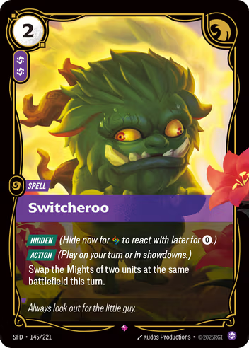 Riftbound Spiritforged 145/221 Switcheroo