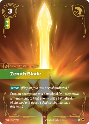 Riftbound Origins 262/298 Zenith Blade