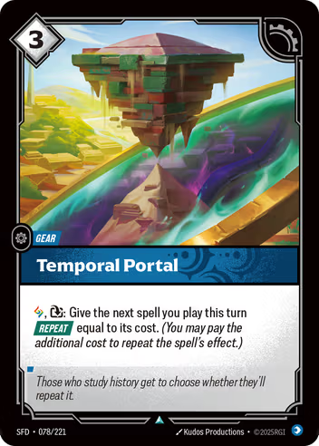 Riftbound Spiritforged 078/221 Temporal Portal