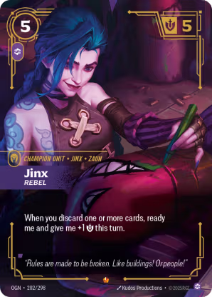 Riftbound Origins 202/298 Jinx Rebel