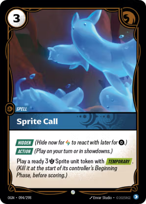 Riftbound Origins 094/298 Sprite Call Foil
