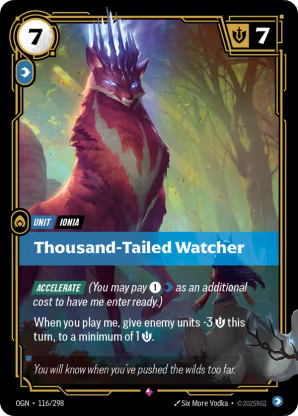 Riftbound Origins 116/298 Thousand-Tailed Watcher