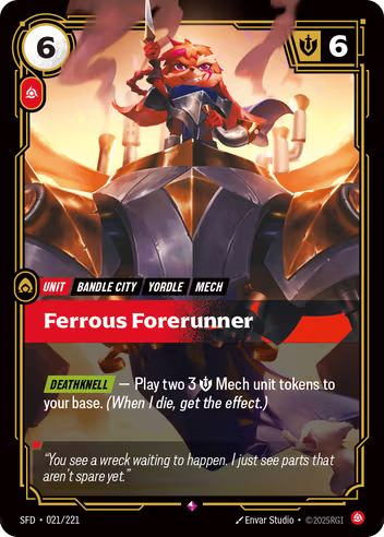 Riftbound Spiritforged 021/221 Ferrous Forerunner