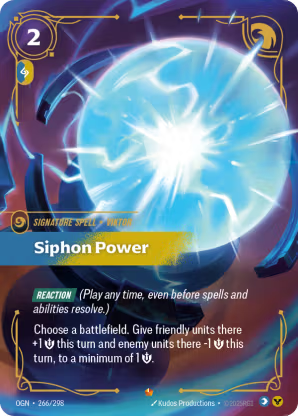 Riftbound Origins 266/298 Siphon Power