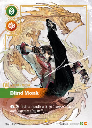 Riftbound Origins 304a/298 Lee Sin, Blind Monk (Showcase)