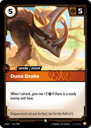 Riftbound Origins 131/298 Dune Drake Foil