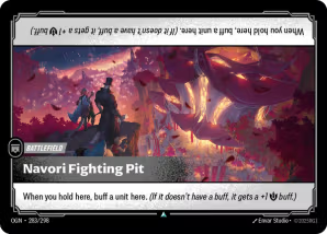Riftbound Origins 283/298 Navori Fighting Pit Foil