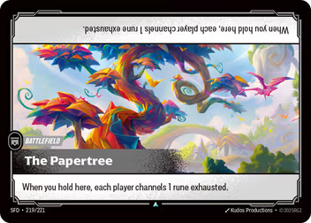 Riftbound Spiritforged 219/221 The Papertree
