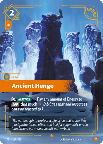 Riftbound Spiritforged 117/221 Ancient Henge