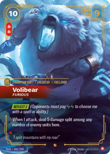 Riftbound Origins 041/298 Volibear Furious