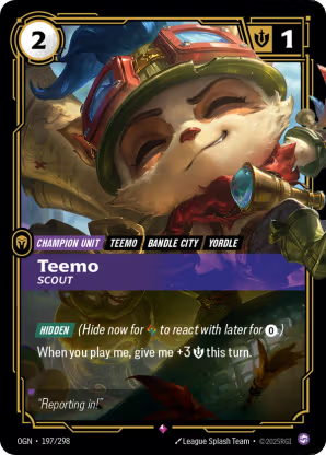 Riftbound Origins 197/298 Teemo Scout