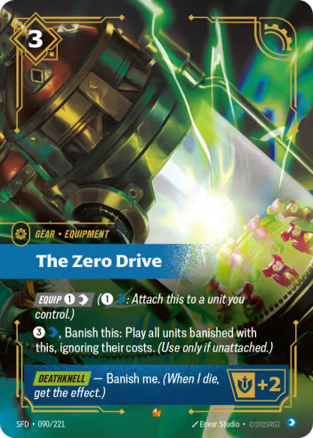 Riftbound Spiritforged 090/221 The Zero Drive