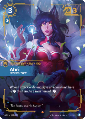 Riftbound Origins 119/298 Ahri Inquisitive