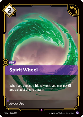 Riftbound Spiritforged 144/221 Spirit Wheel