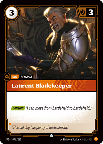 Riftbound Spiritforged 096/221 Laurent Bladekeeper