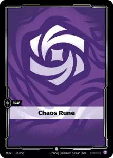 Riftbound Spiritforged R05/221 Chaos Rune