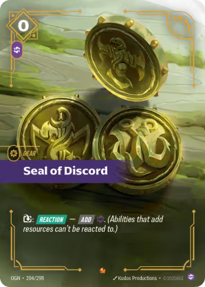 Riftbound Origins 204/298 Seal of Discord