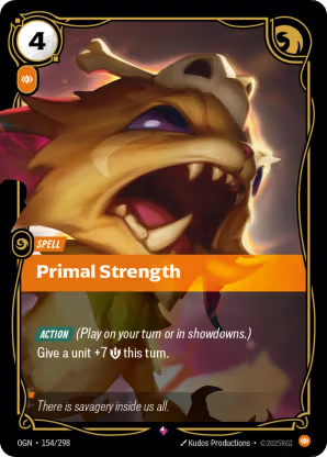Riftbound Origins 154/298 Primal Strength