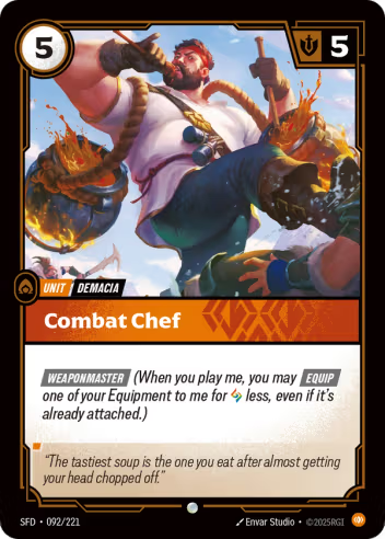 Riftbound Spiritforged 092/221 Combat Chef