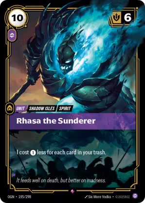 Riftbound Origins 195/298 Rhasa the Sunderer