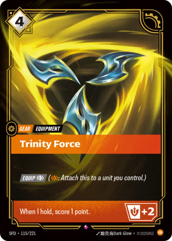Riftbound Spiritforged 115/221 Trinity Force