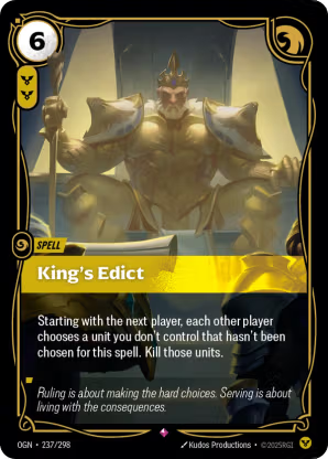 Riftbound Origins 237/298 King's Edict