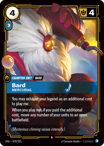 Riftbound Spiritforged 079/221 Bard Mercurial