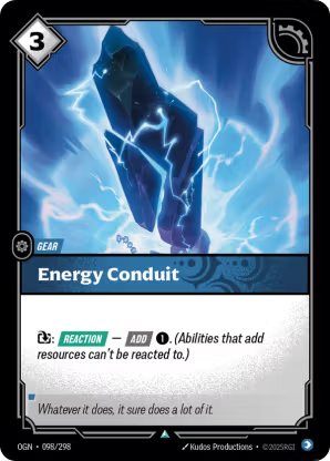 Riftbound Origins 098/298 Energy Conduit Foil