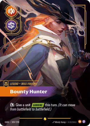 Riftbound Origins 309/298 Miss Fortune, Bounty Hunter (Showcase)
