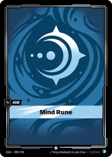 Riftbound Spiritforged R03/221 Mind Rune