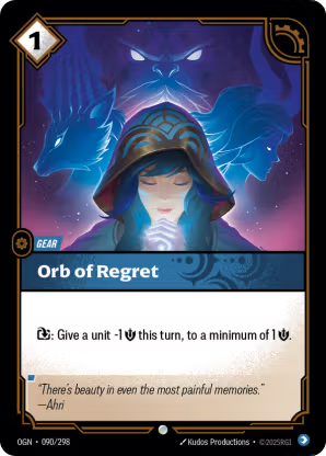 Riftbound Origins 090/298 Orb of Regret