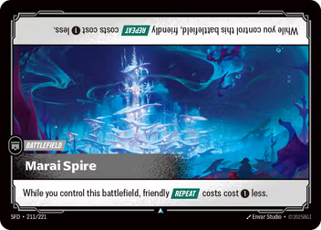 Riftbound Spiritforged 211/221 Marai Spire Foil