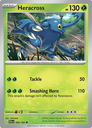 SV Paldea Evolved 006/193 Heracross