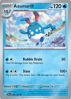 SV Paldea Evolved 045/193 Azumarill